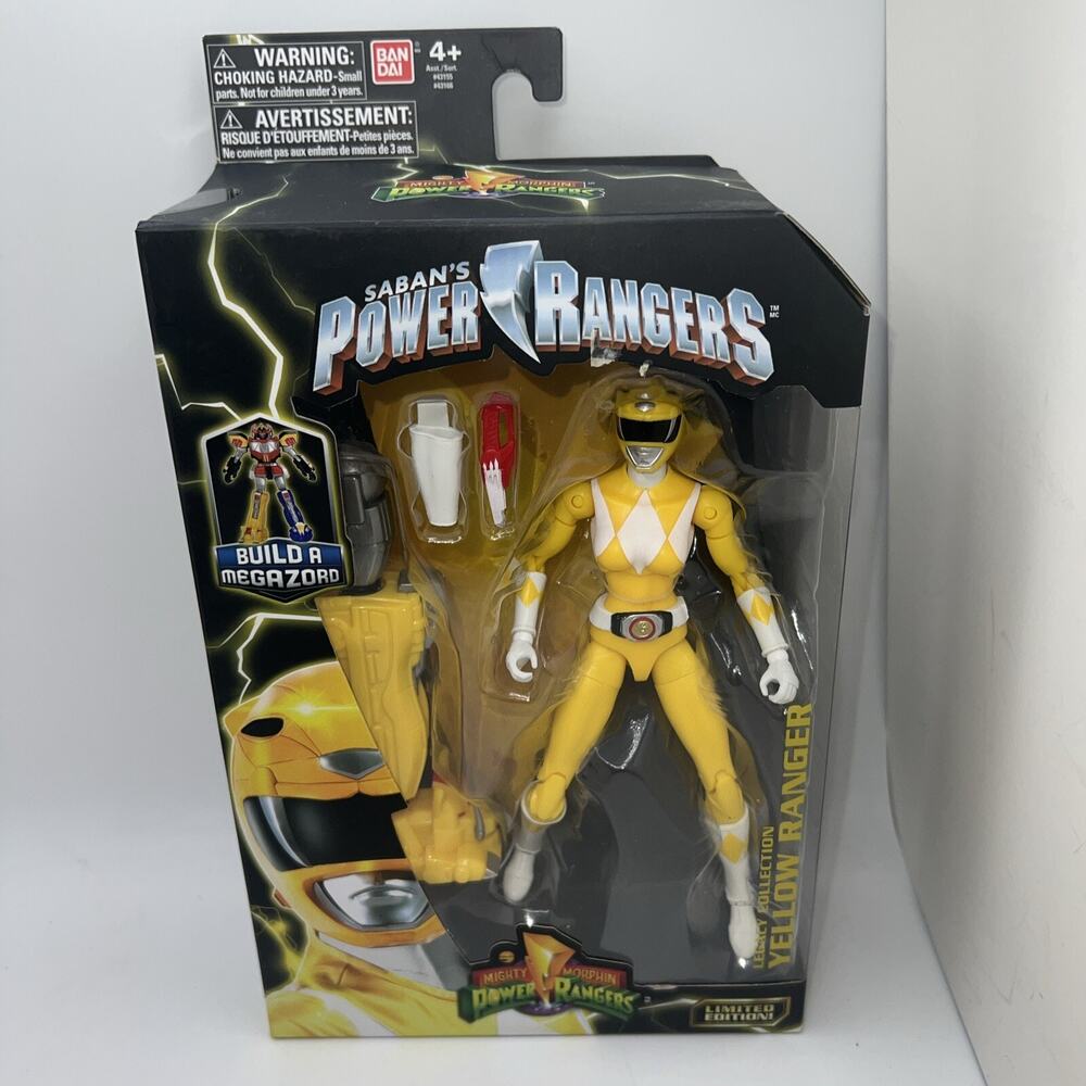 POWER RANGERS Yellow Ranger 6.5" Legacy Action Figure MMPR Saban Bandai 2018